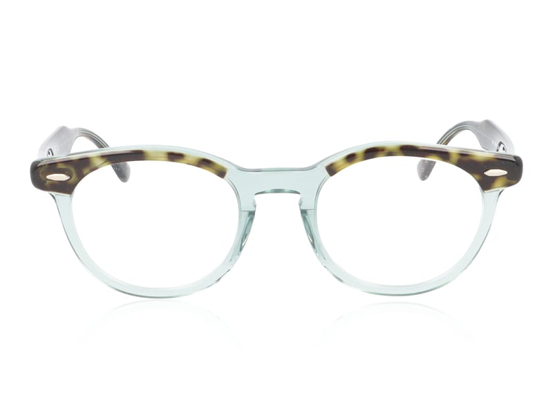 Ray-Ban EAGLEEYE RX5598 Havana On Transparent Green 8249 Glasses - 49mm | 49