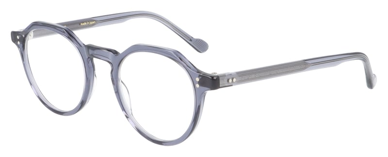 Eyevan Core Attache E Blue Clear CBL Glasses - 47mm | 47
