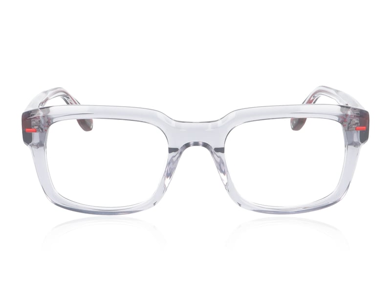 Woodys Bekker Clear Grey Red 04 Glasses - 53mm | 53