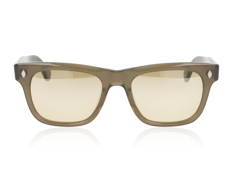 Garrett Leight Troubadour Green OLIO HM Sunglasses - 52mm | 52