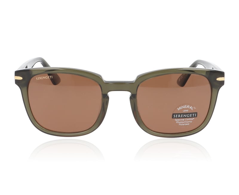 Serengeti Ethan SS575004 Crystal Green Crystal Green Sunglasses - 52mm | 52