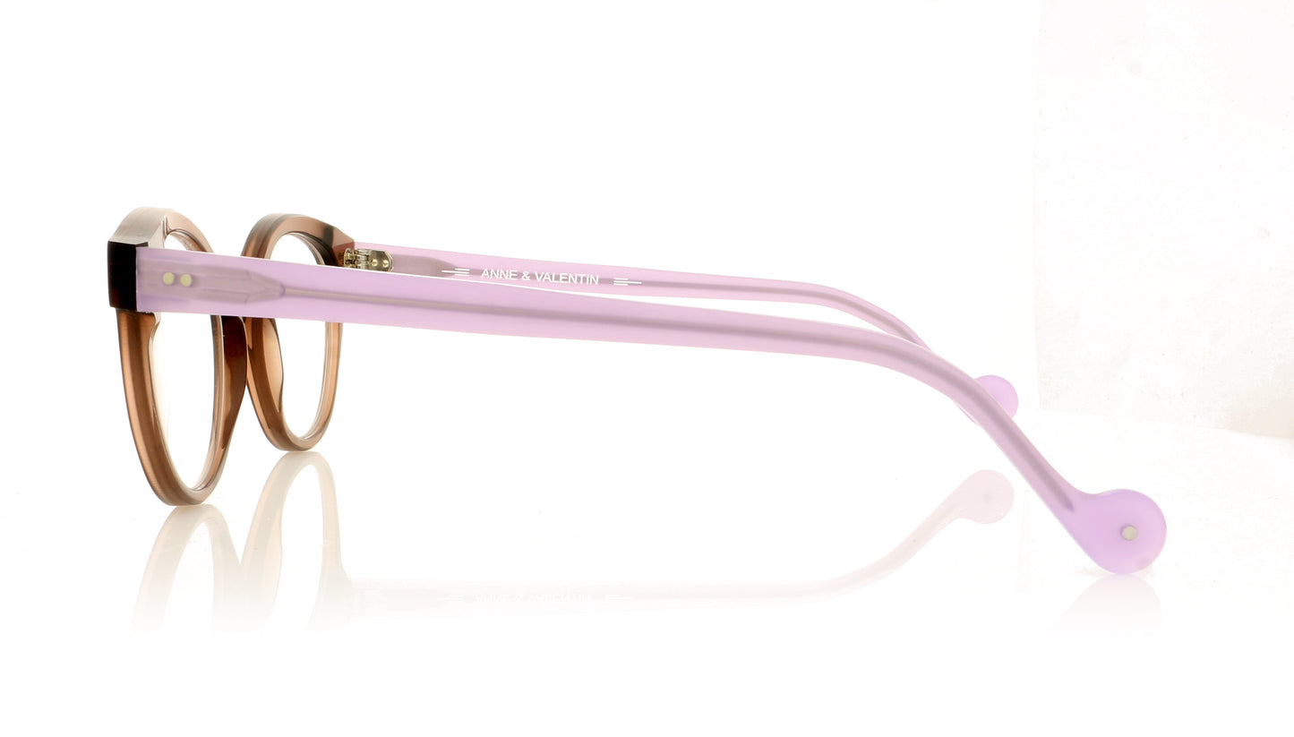 Anne & Valentin O Lovely 8C01 Brown Glasses - Side