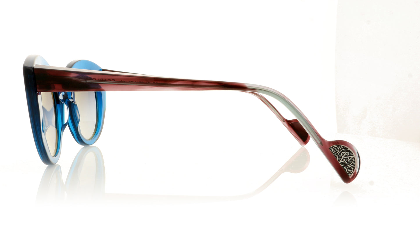 Anne & Valentin Scarlett 1807 Blue Sunglasses - Side