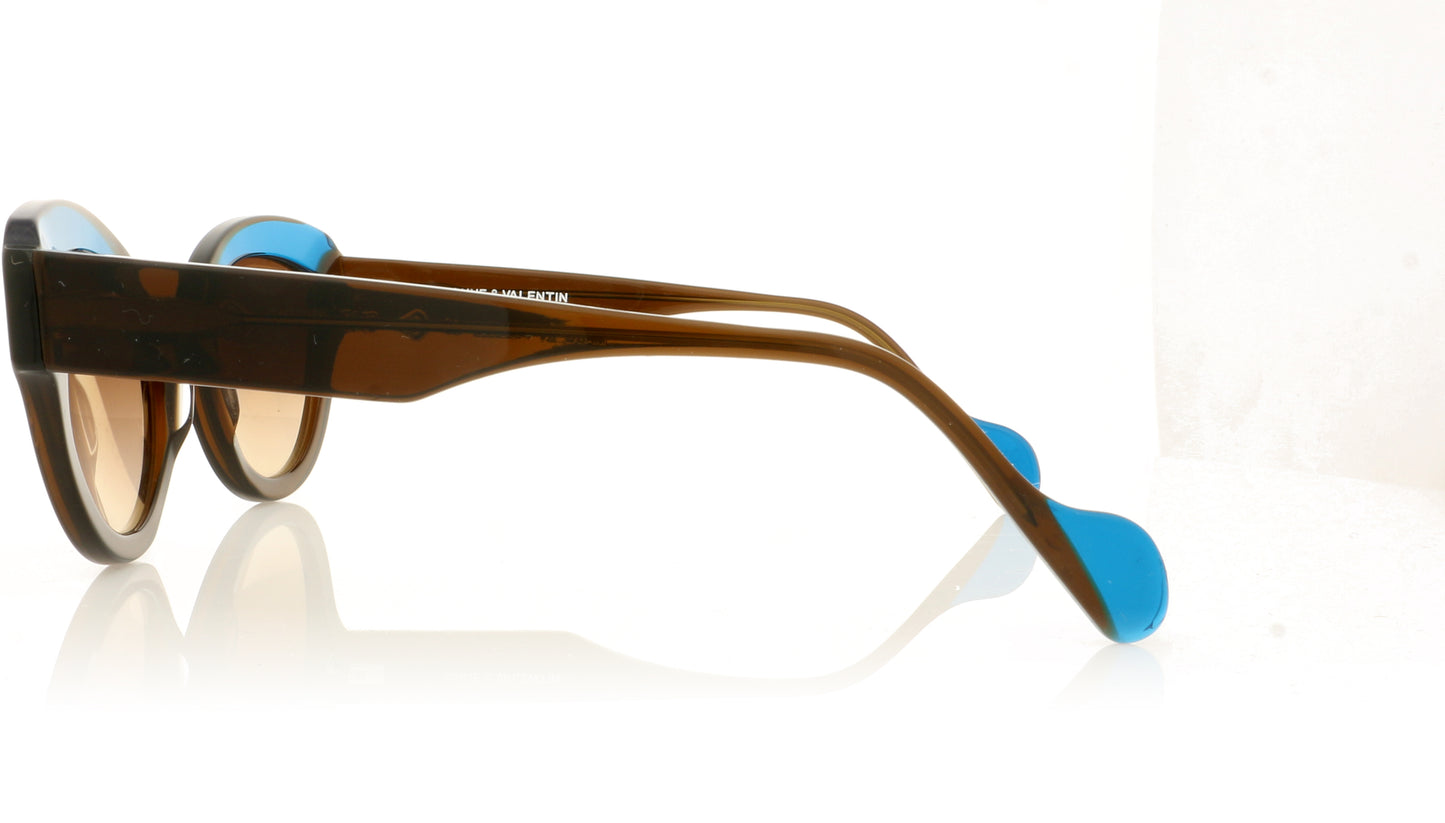 Anne & Valentin She Feels 1610 Brown Sunglasses - Side