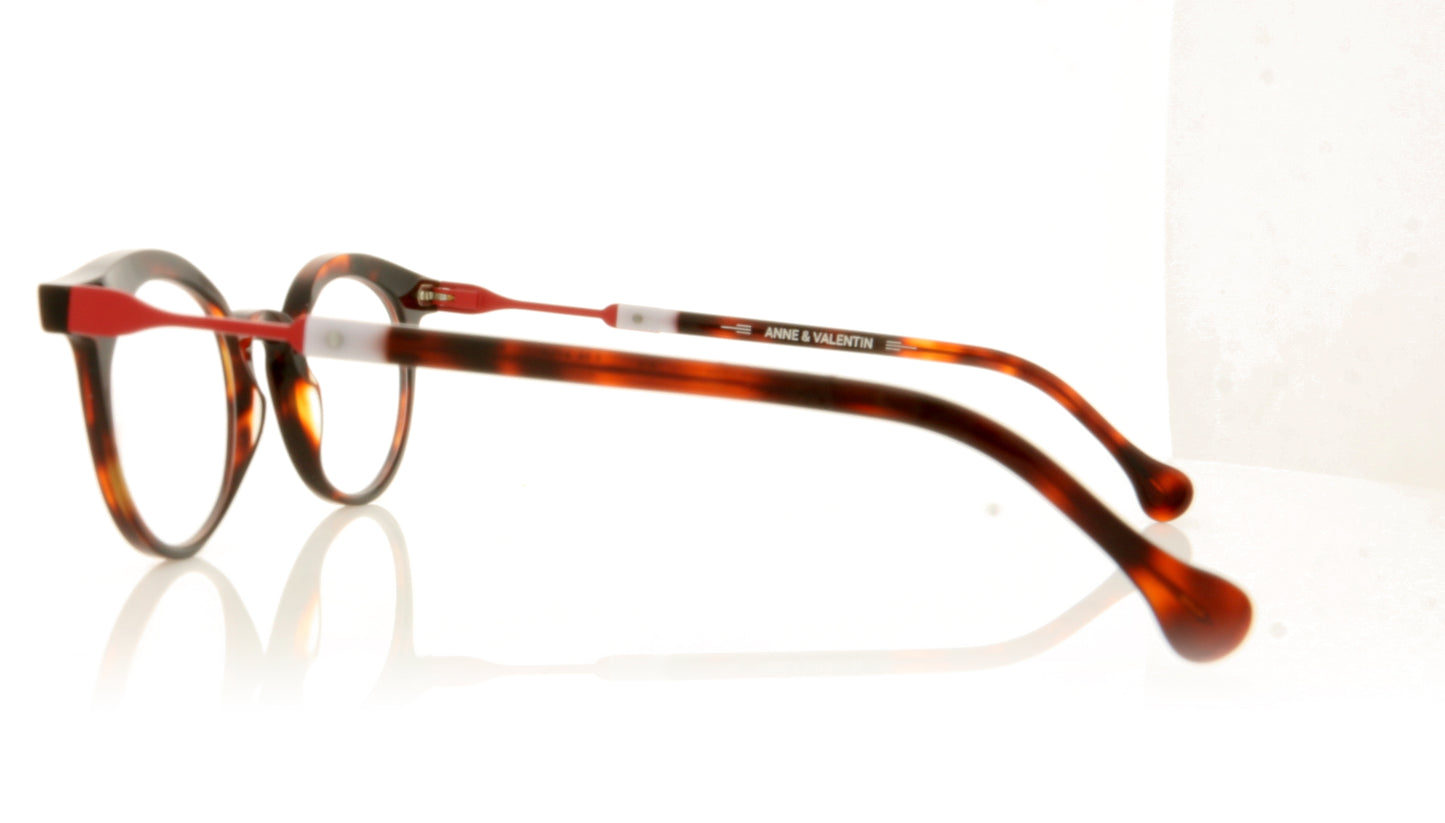 Anne & Valentin Umix 1652 Red Glasses - Side