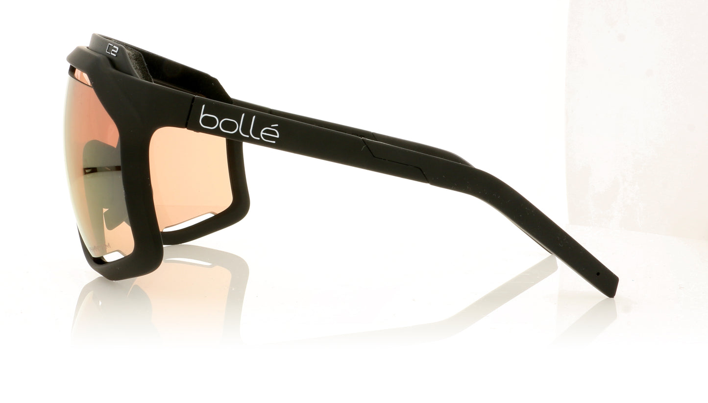 Bollé Chronoshield 12634 Matte Black Sunglasses - Side
