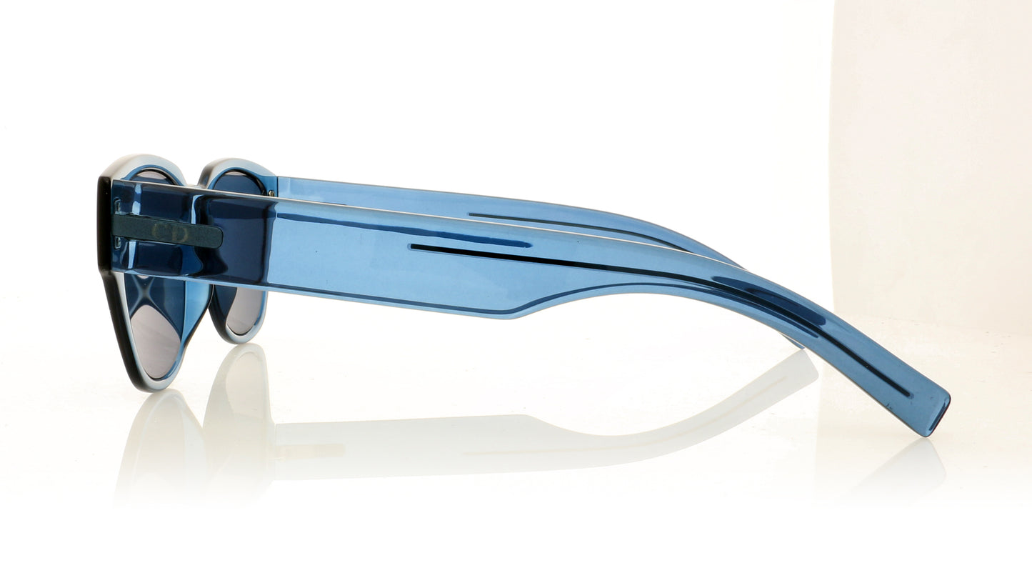 Dior Homme Fraction3 PJP Transparent Blue Sunglasses - Side