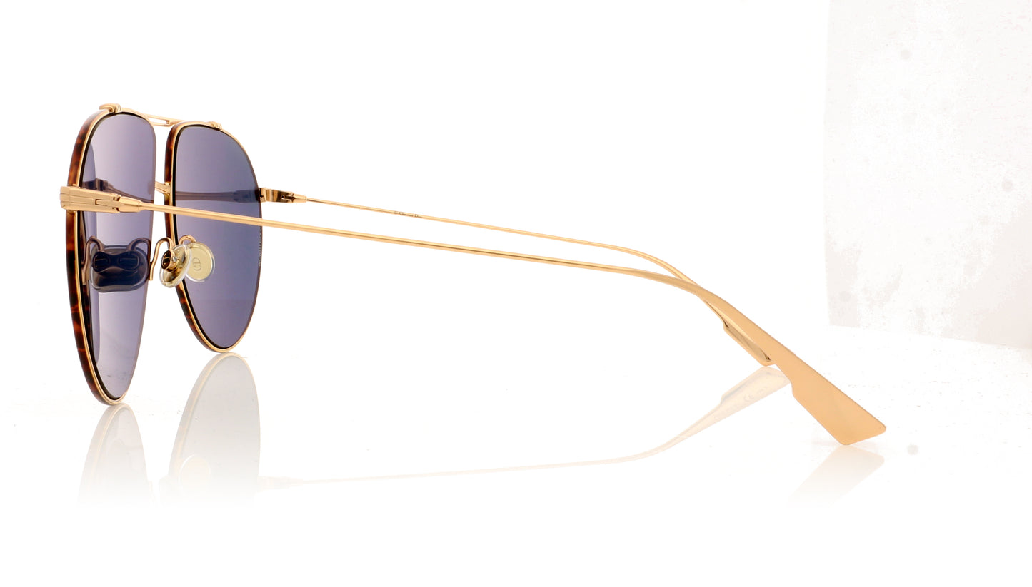 Dior DiorMonsieur1 06J Gold Havana Sunglasses - Side