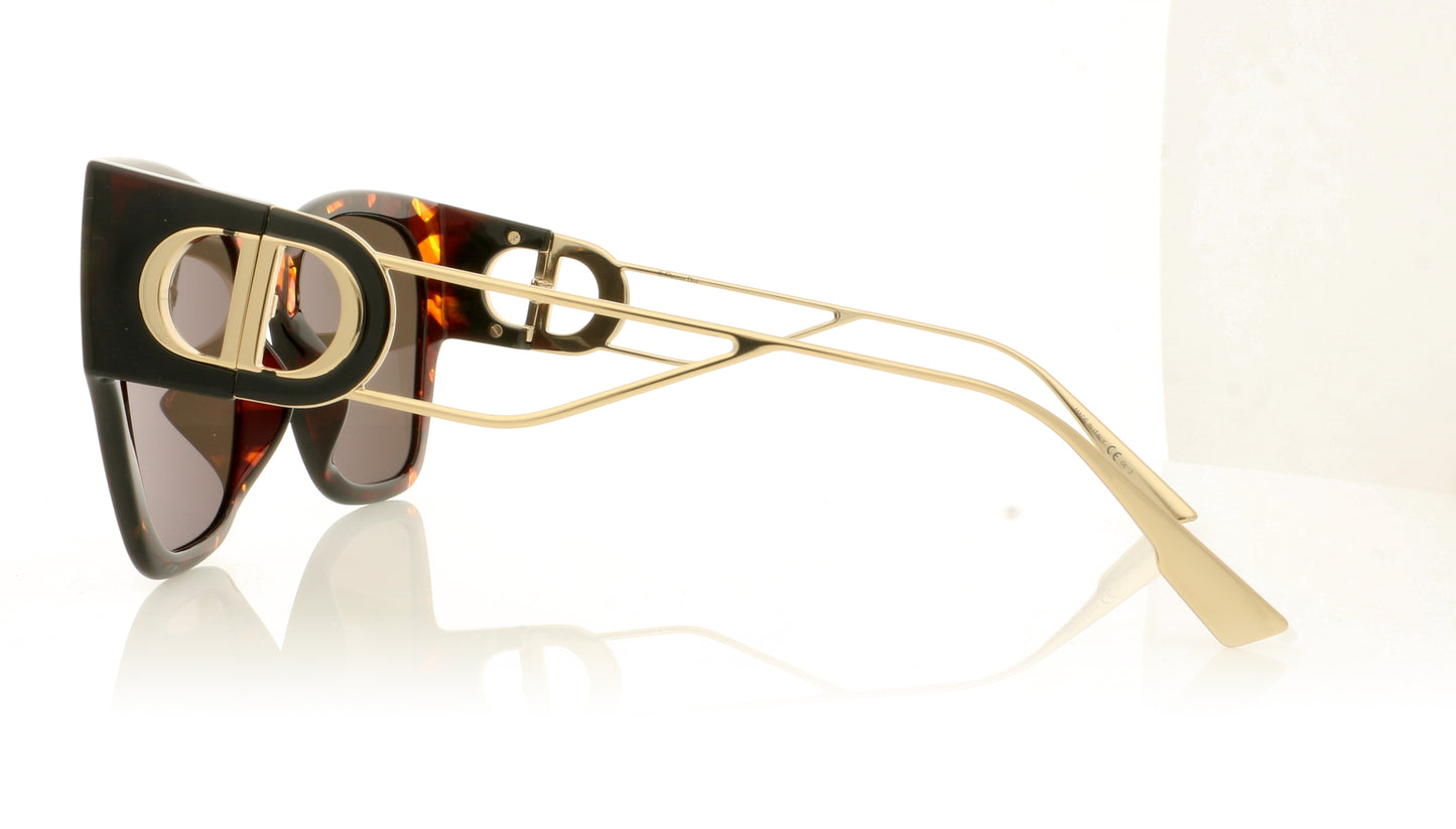 Dior Montaigne1 86 Havana Sunglasses - Side