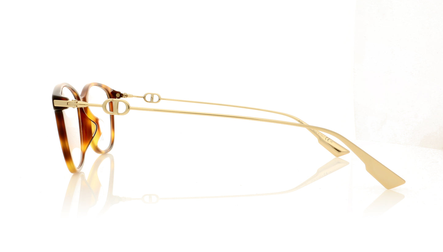 Dior Sight Of 01F Dark Havana 86 Glasses - Side