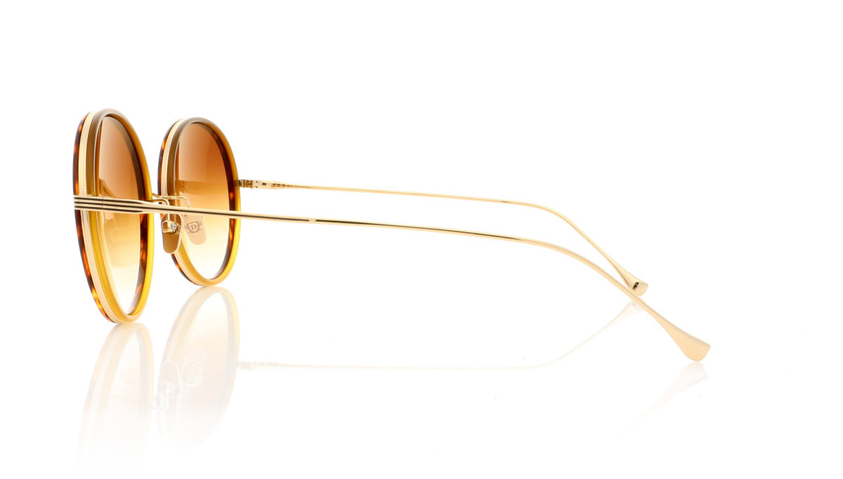 DITA Freebird 21012 B Dark Tortoiseshell Sunglasses - Side
