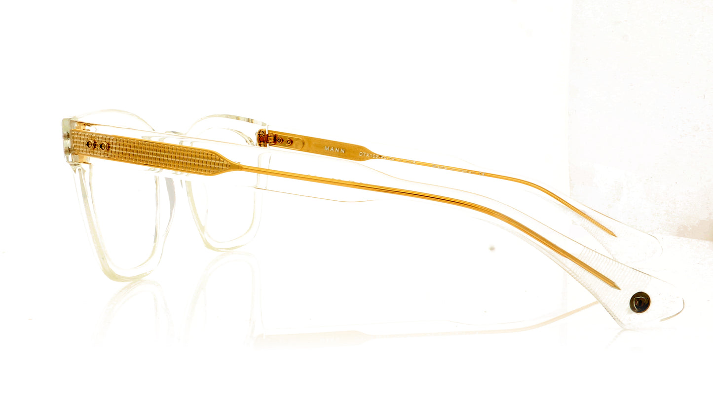 DITA Mann DTX102 CRY-GLD Crystal-Gold Glasses - Side
