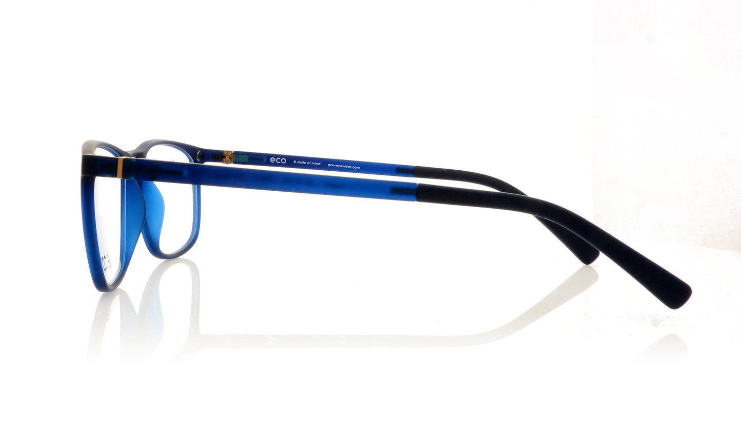 Eco Logan DBLU Blue Glasses - Side