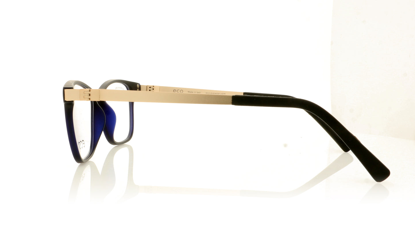 Eco Maringa DNVY Dark Navy Glasses - Side