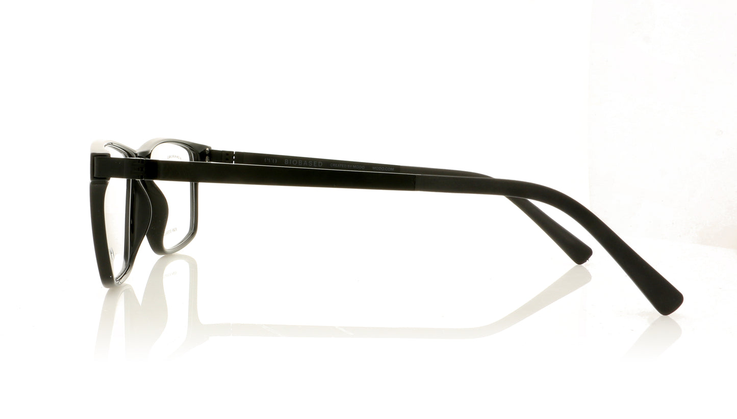 Eco Sanaga BLK Black Glasses - Side
