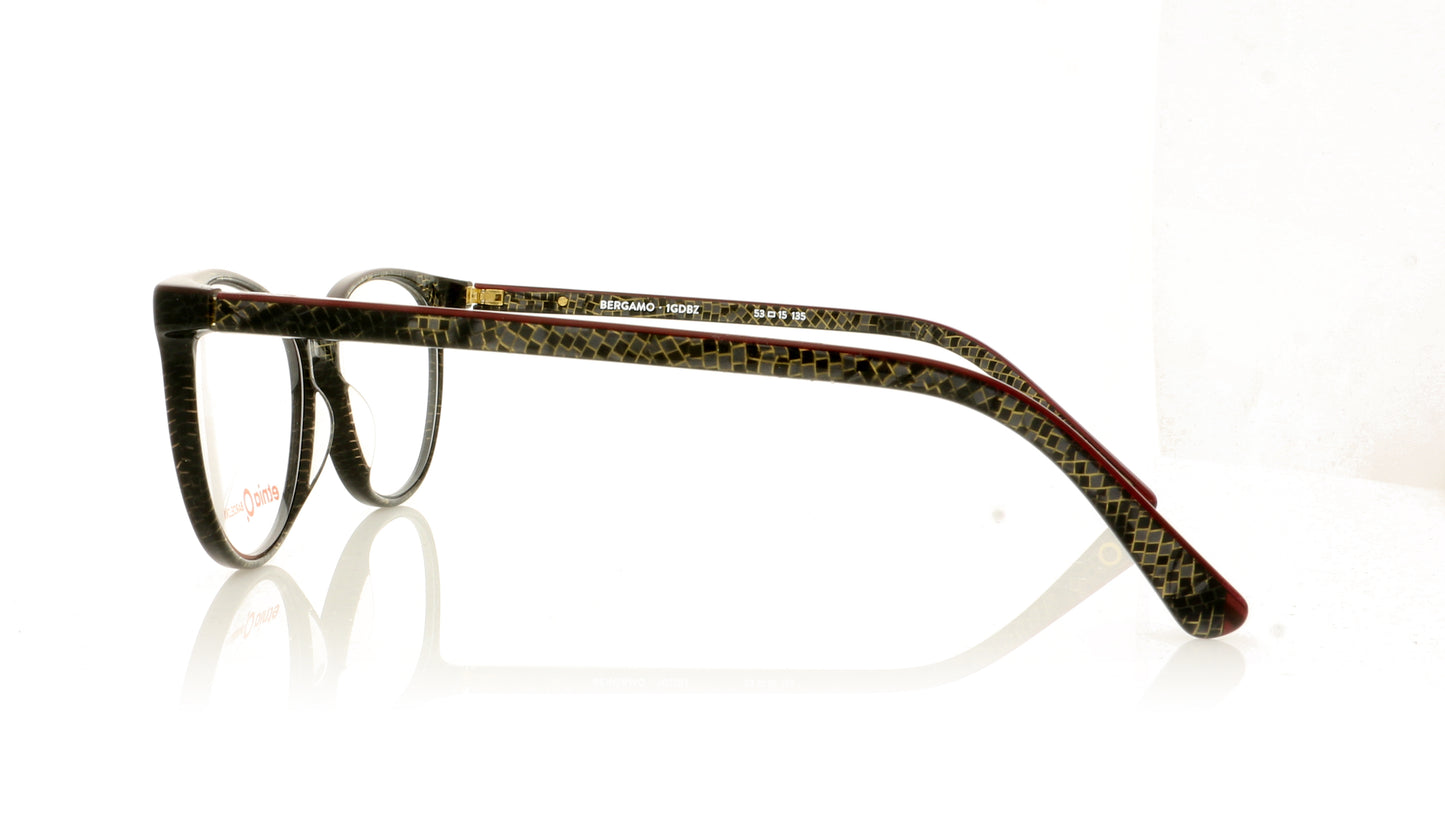 Etnia Barcelona Bergam GDBZ Brown Red Glasses - Side