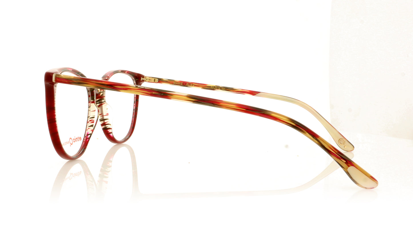 Etnia Barcelona Marie FUBX Fuchsia Bordeaux Glasses - Side