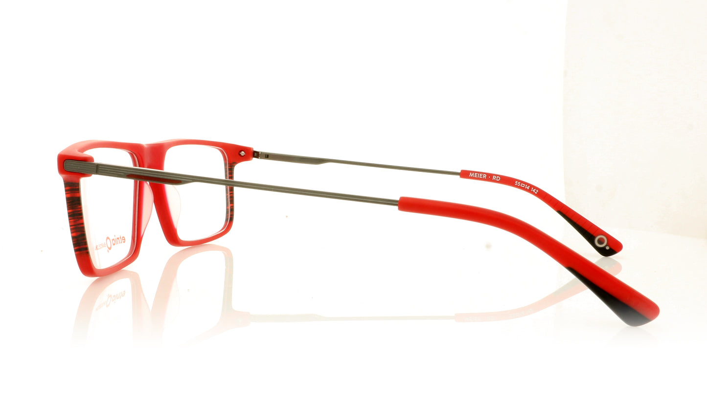Etnia Barcelona Meier RD Red Glasses - Side