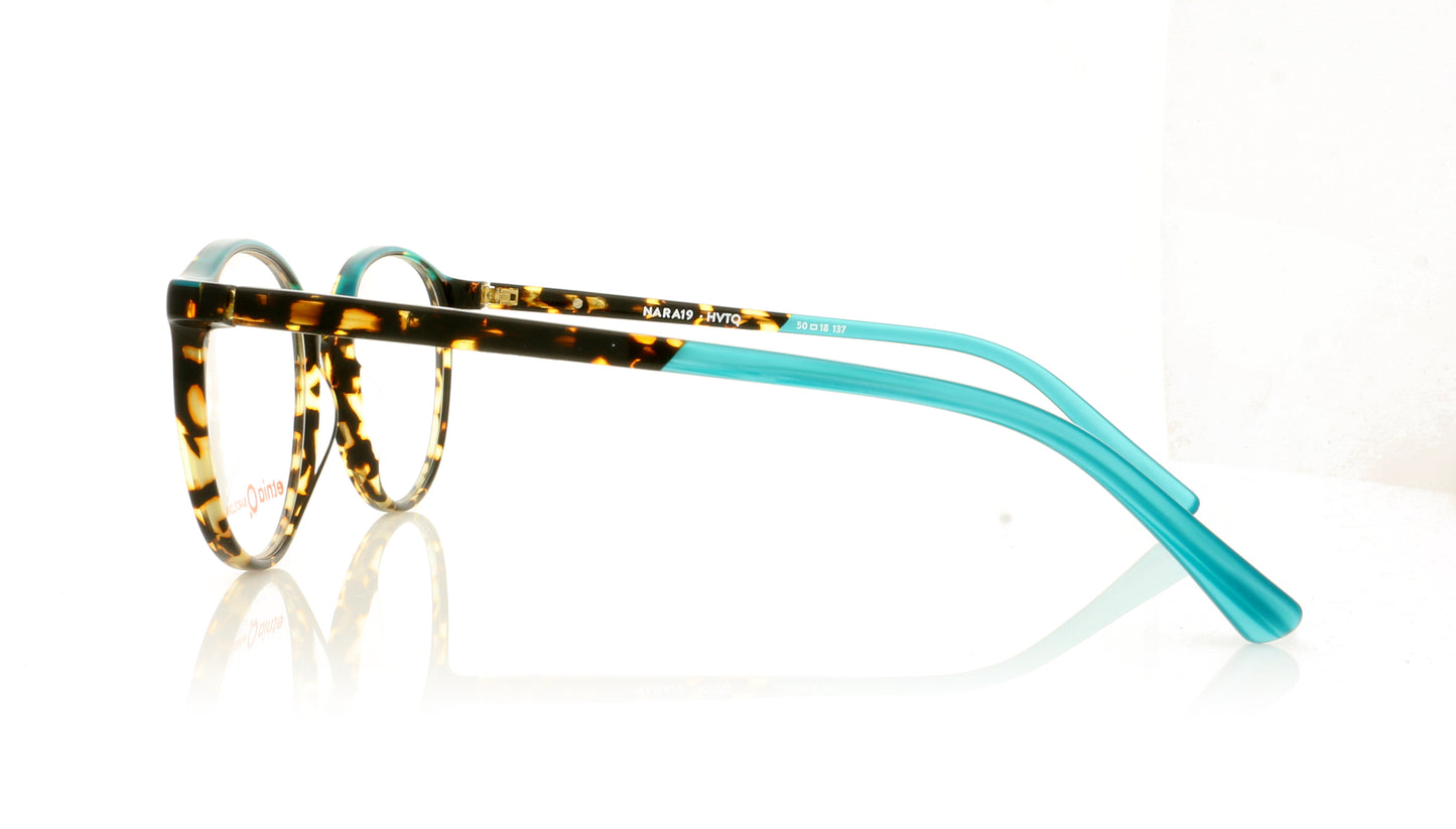 Etnia Barcelona Nara HVTQ Green Glasses - Side
