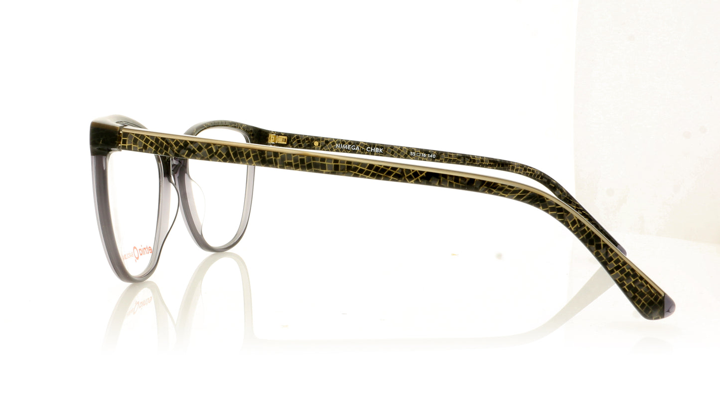 Etnia Barcelona Nimega CHBK Chess Black Glasses - Side