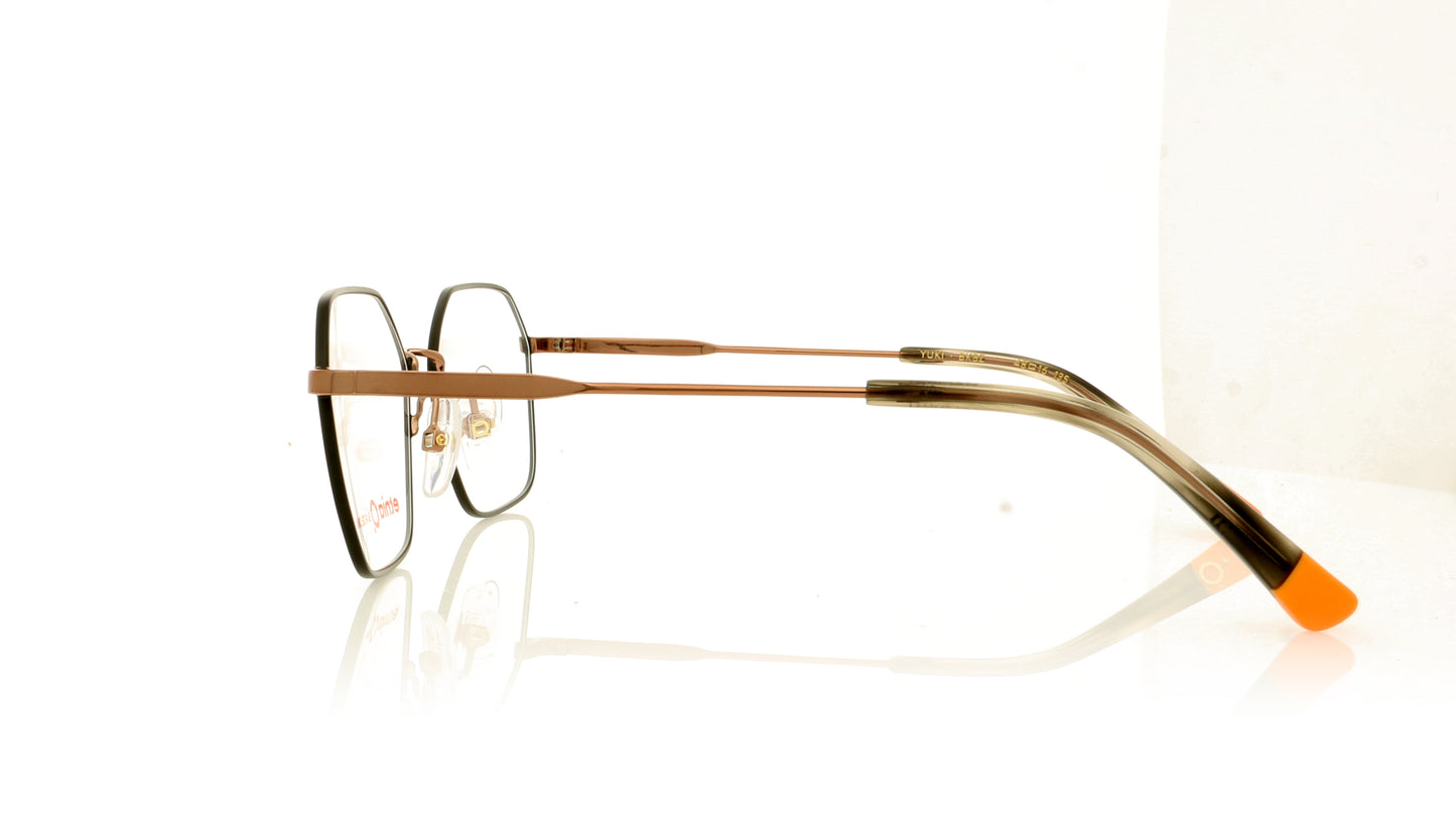 Etnia Barcelona Yuki BKBZ Black Bronze Glasses - Side