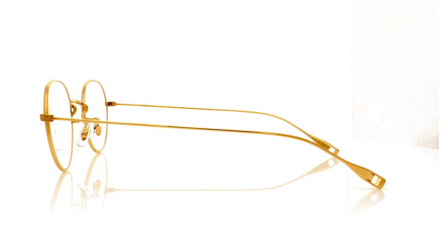 Eyevan 7285 Cedar G Gold Glasses - Side
