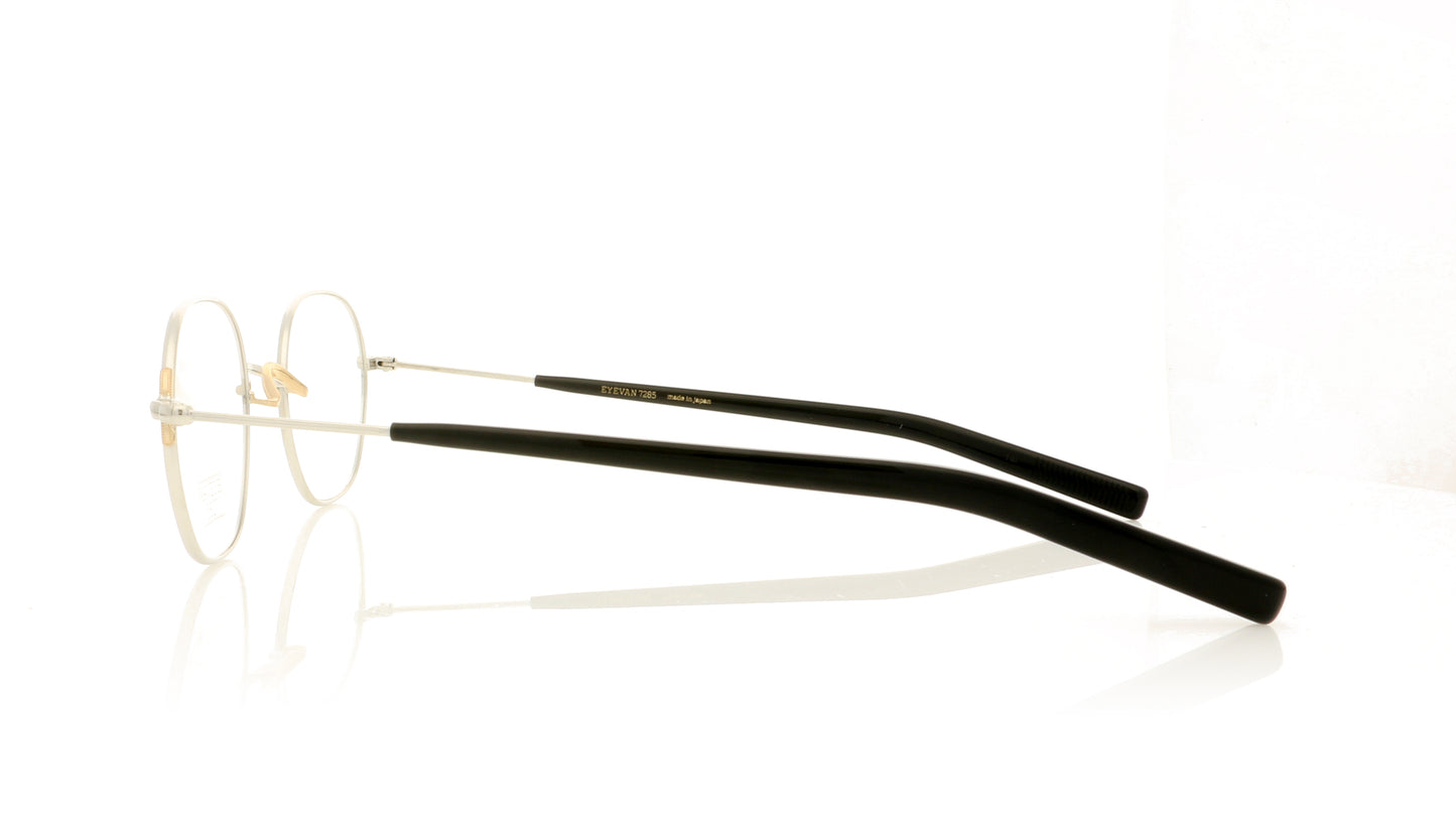 Eyevan 7285 EV216E C800 Silver Glasses - Side