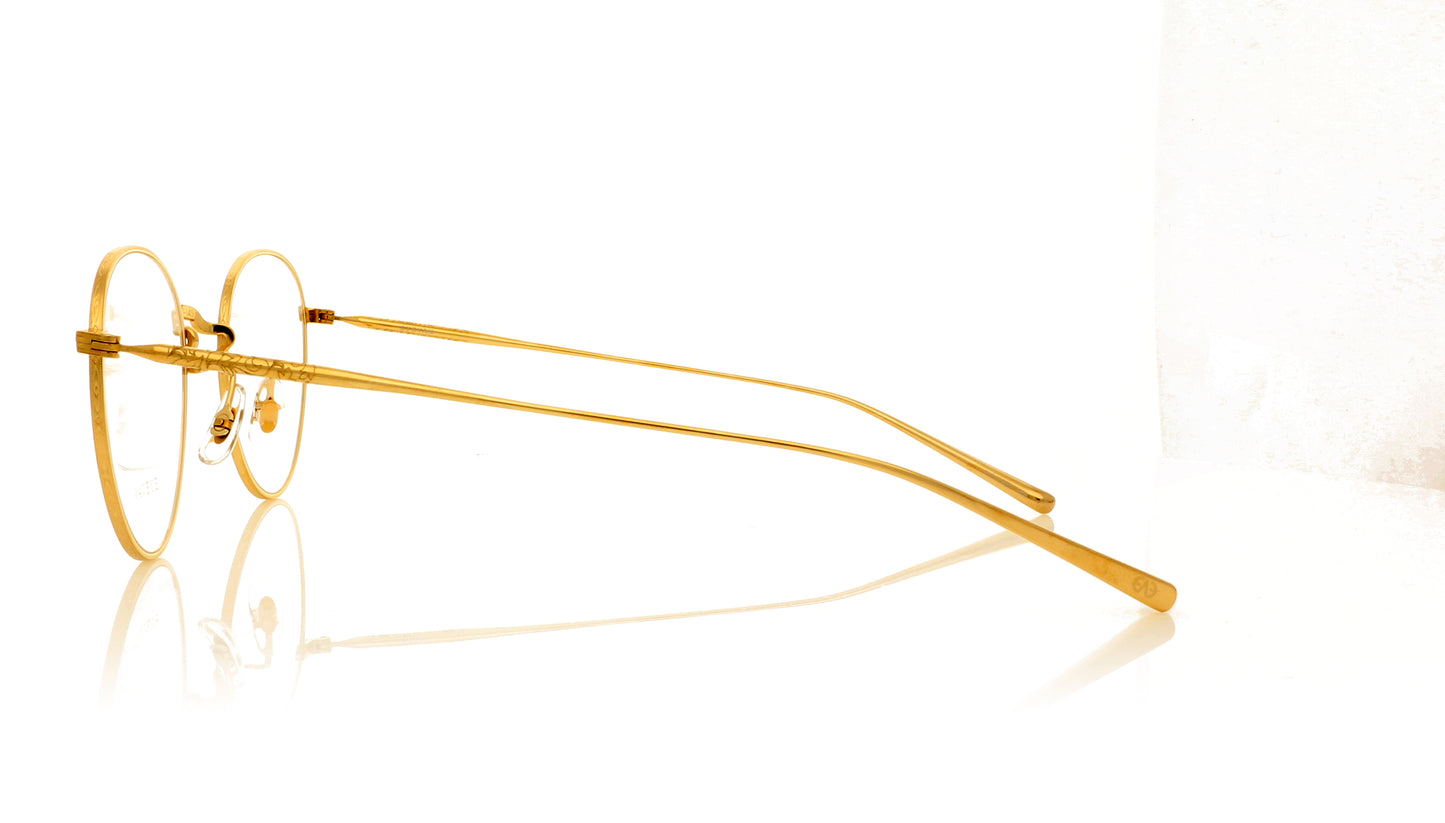 Eyevan 7285 Eyevan Jonathan G Gold Glasses - Side