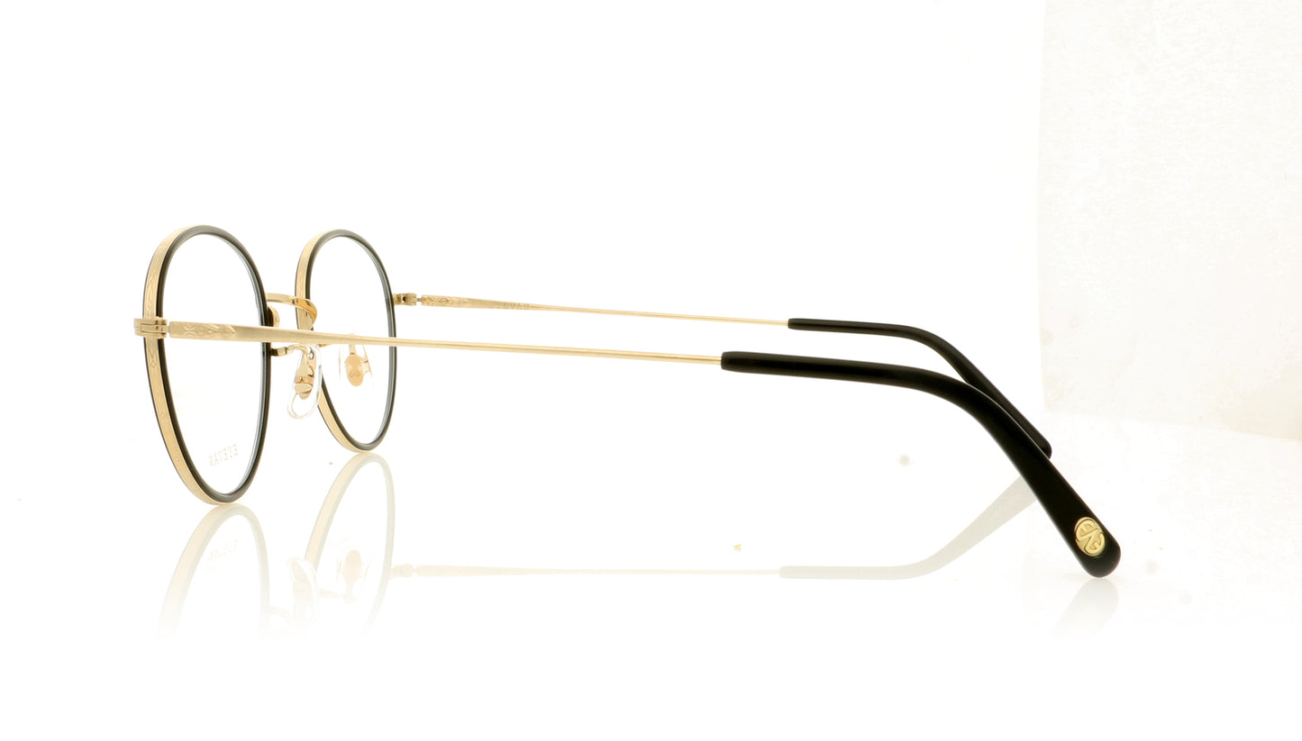 Eyevan 7285 Ferren GPBK Gold Glasses - Side