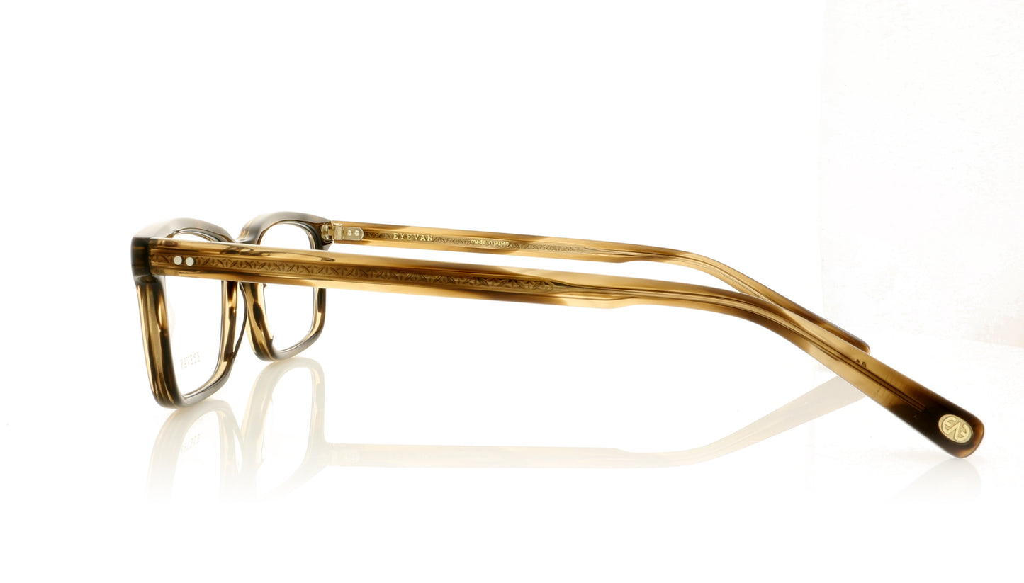 Eyevan 7285 Frey-E COLB Brown Glasses - Side