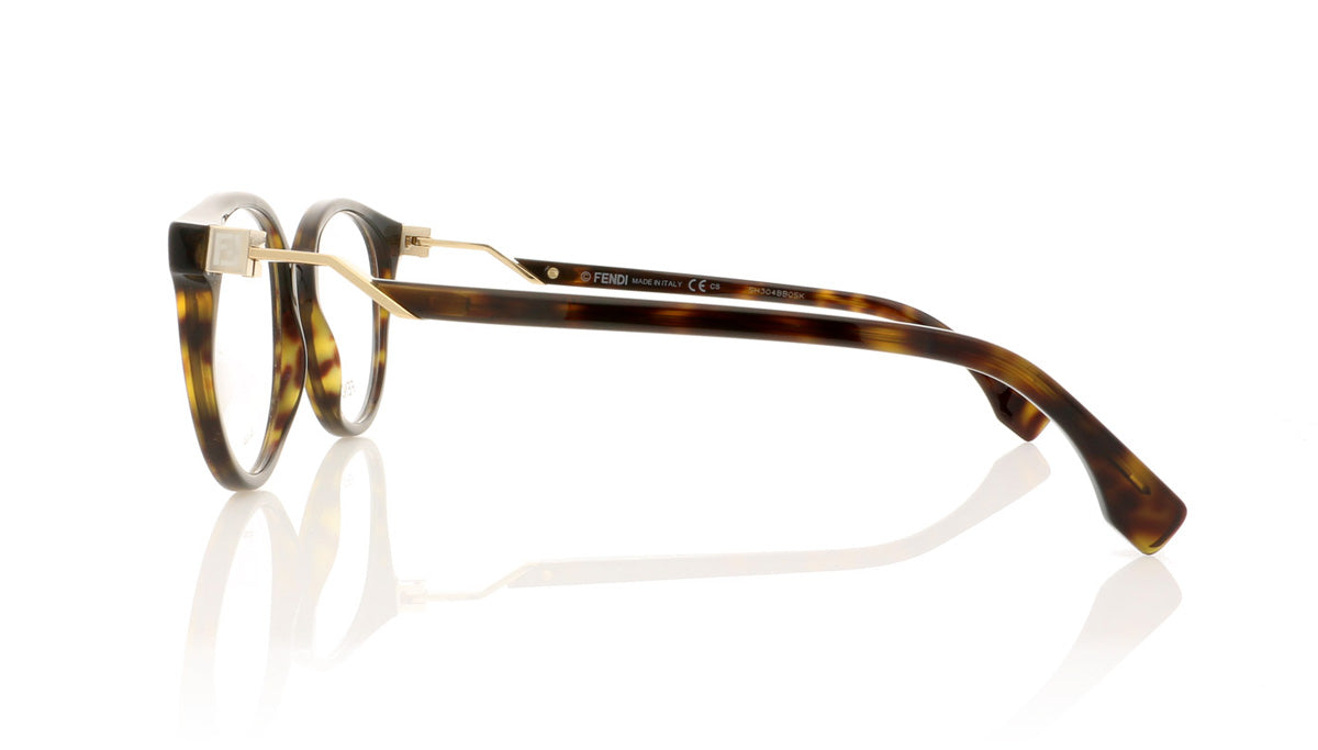 Fendi FF0202 86 Dark Havana Glasses - Side