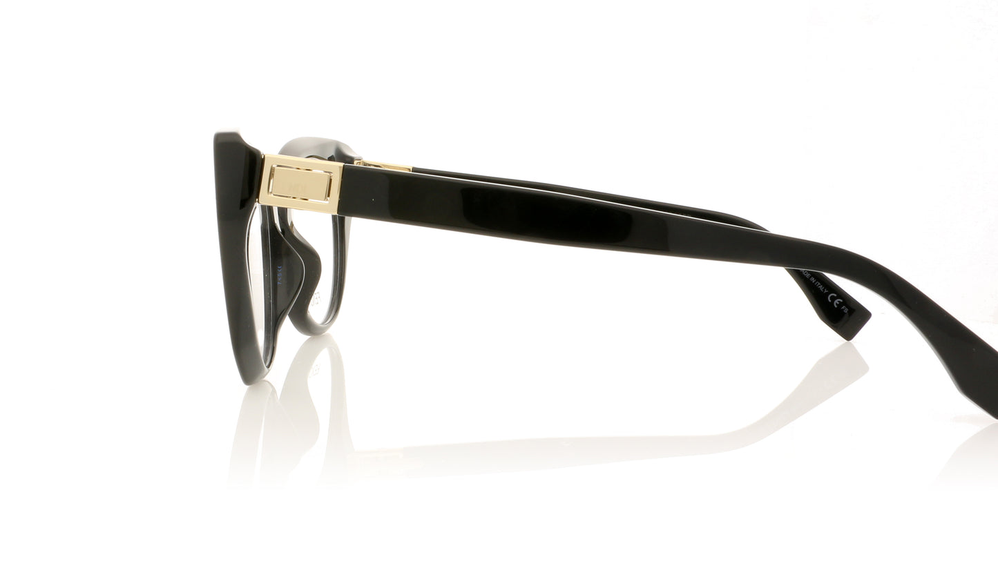 Fendi FF0272 807 Black Glasses - Side