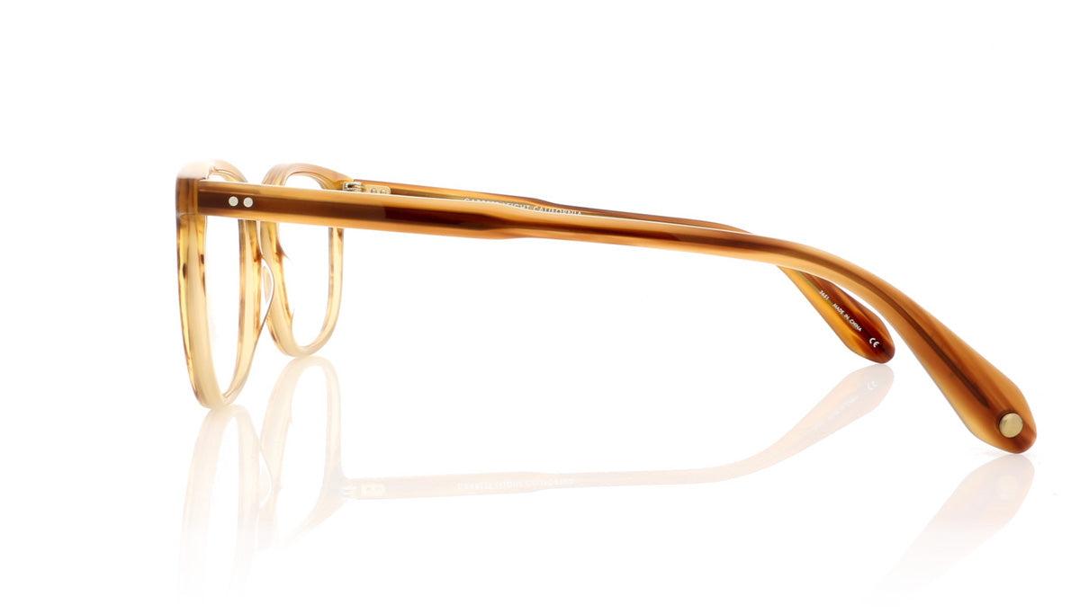 Garrett Leight Bentley 1036 BTF Blonde Tortoise Fade Glasses - Side