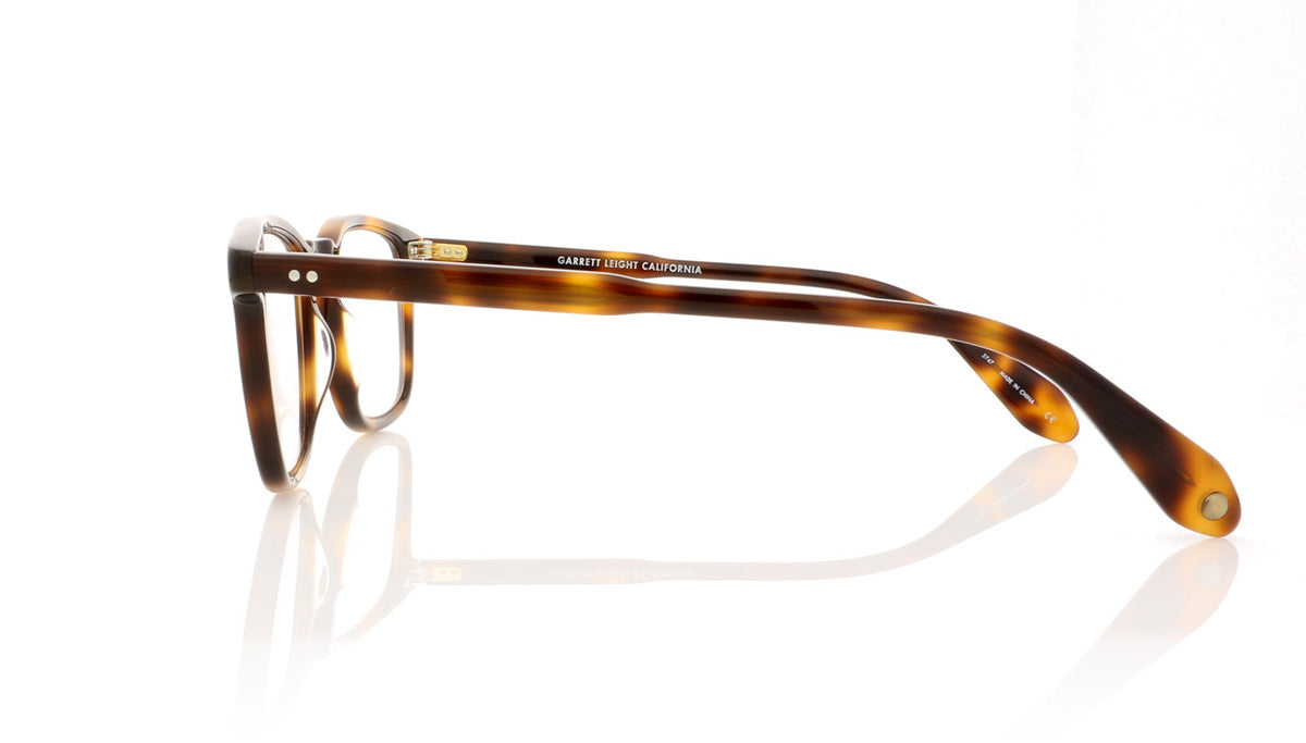 Garrett Leight Howland 1056 CSBRN Classic Brown Glasses - Side