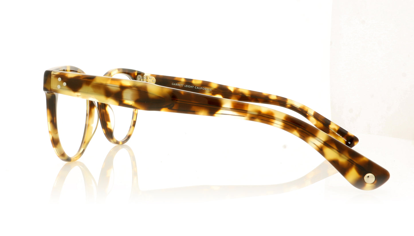 Garrett Leight Boccaccio 1072 TT True Tortoise Glasses - Side