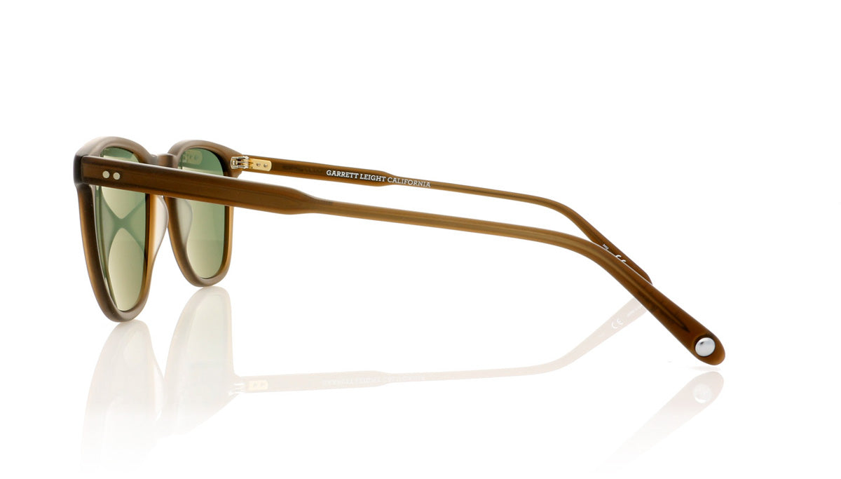 Garrett Leight Brooks 2002 MESP/G15 PLR Matte Espresso Sunglasses - Side