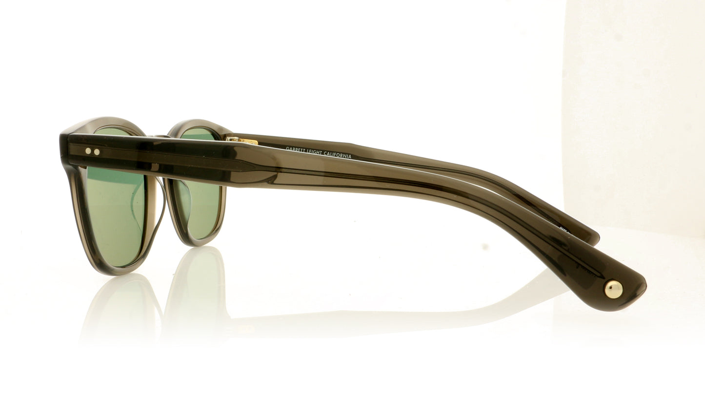 Garrett Leight Ace 2081 BLGL/SFPG15 Black Sunglasses - Side