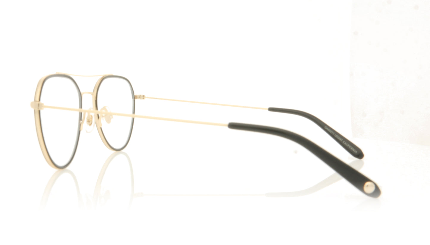 Garrett Leight San Miguel 3055 MBK-G-BK Matte Black Glasses - Side