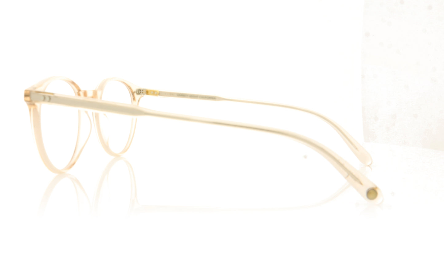 Garrett Leight Clune 1047 SHCR Shell Crystal Glasses - Side