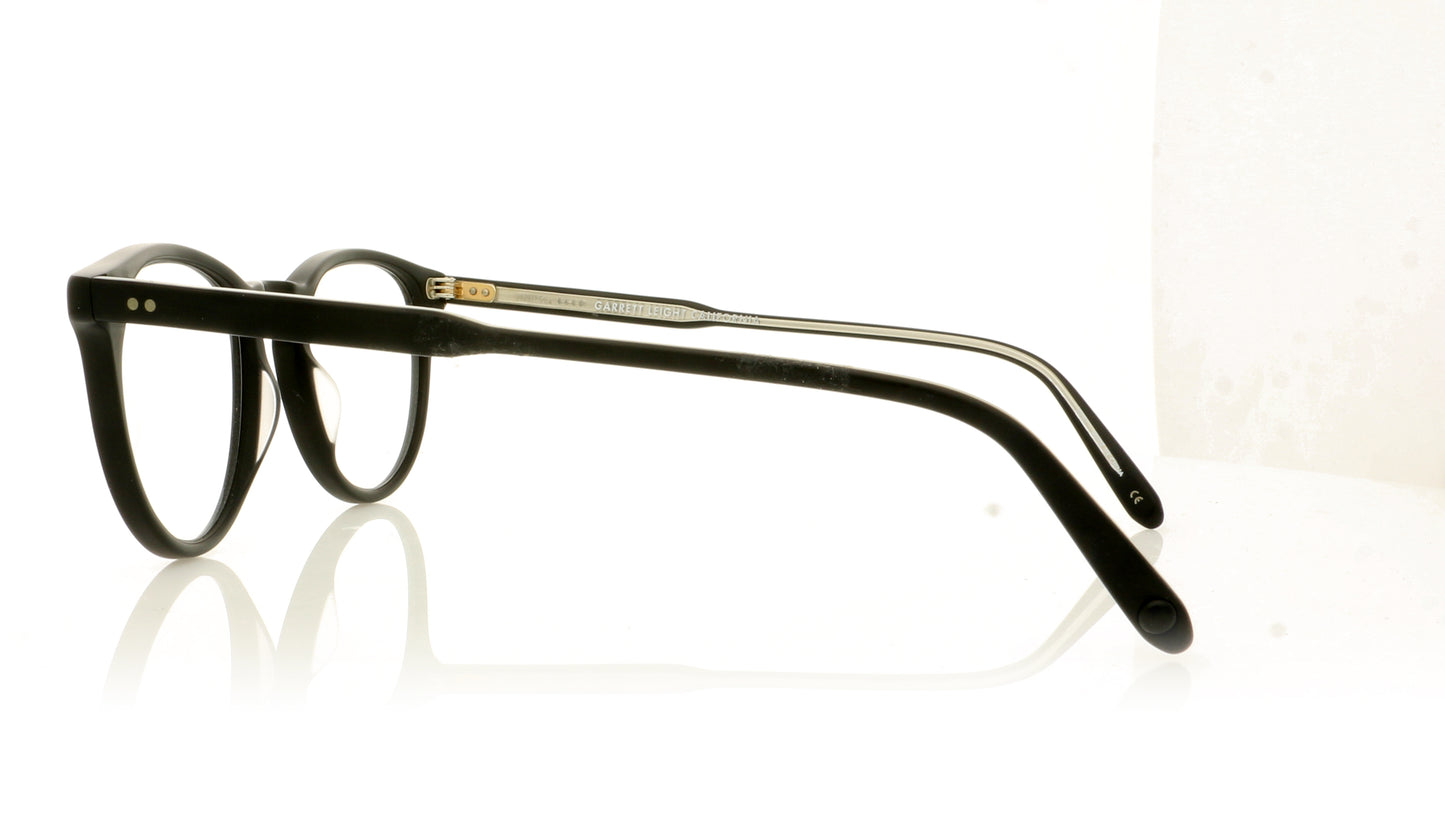Garrett Leight Milwood MBK Black Glasses - Side