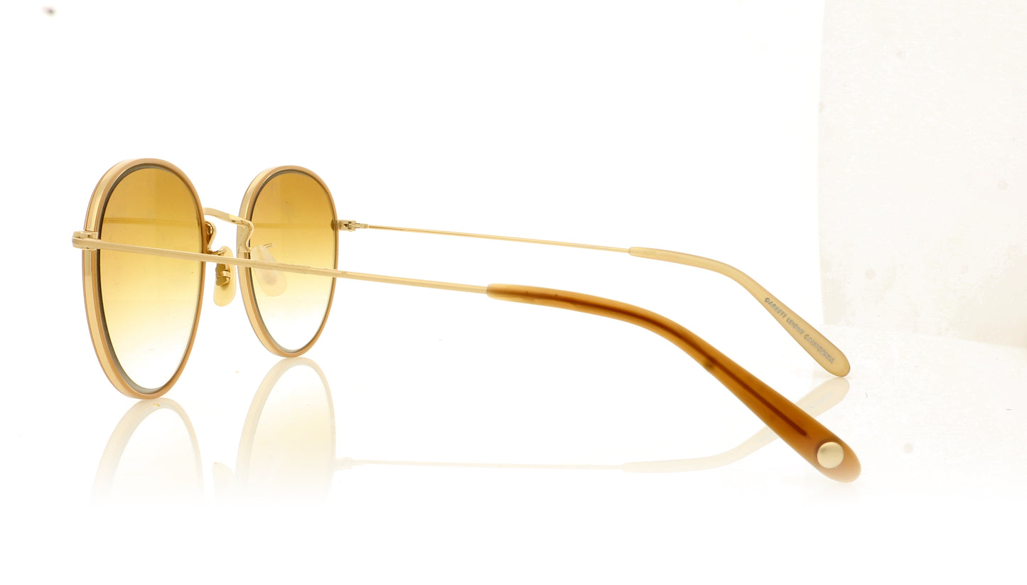 Garrett Leight Paloma CAMG Gold Sunglasses - Side