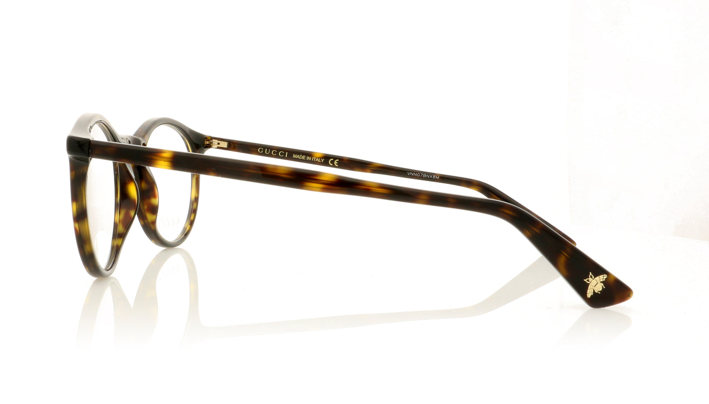 Gucci GG0121O 2 Havana Glasses - Side