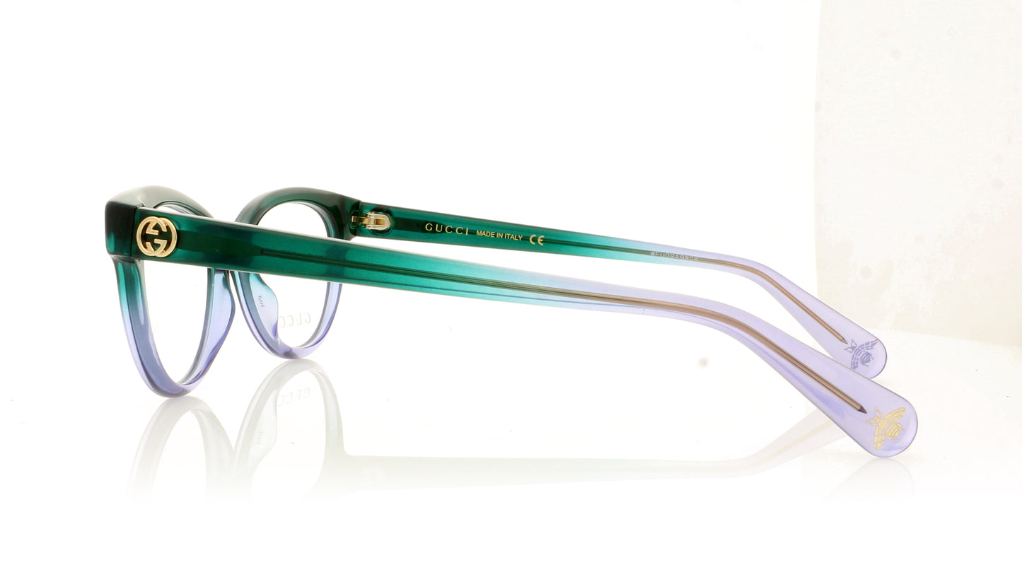 Gucci GG0373O 7 Green Glasses - Side