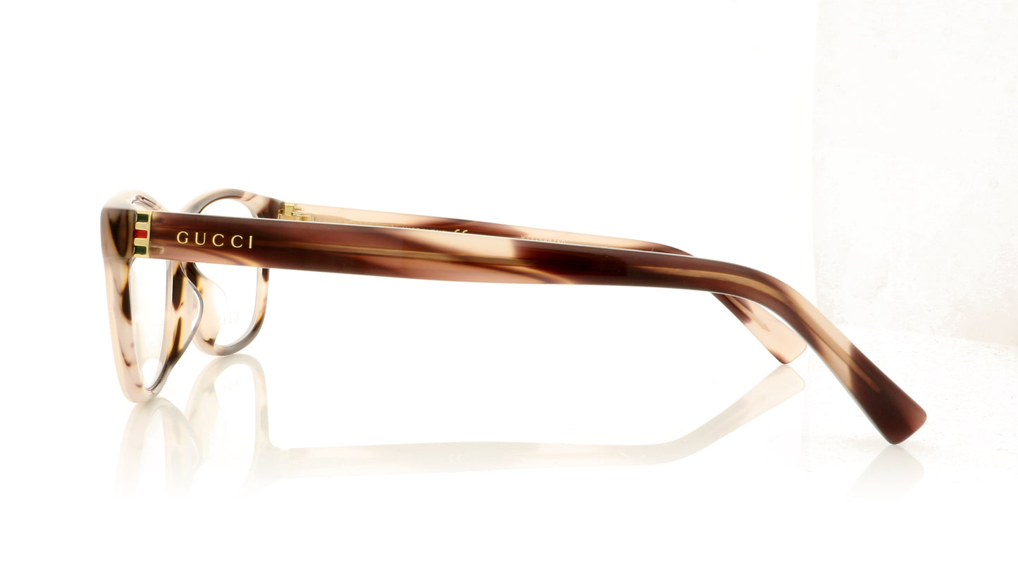 Gucci GG0458O 4 Grey Tortoise Glasses - Side