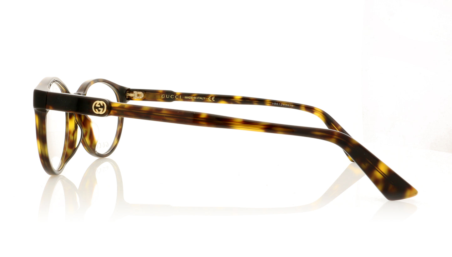 Gucci GG0487OA 2 Havana Glasses - Side