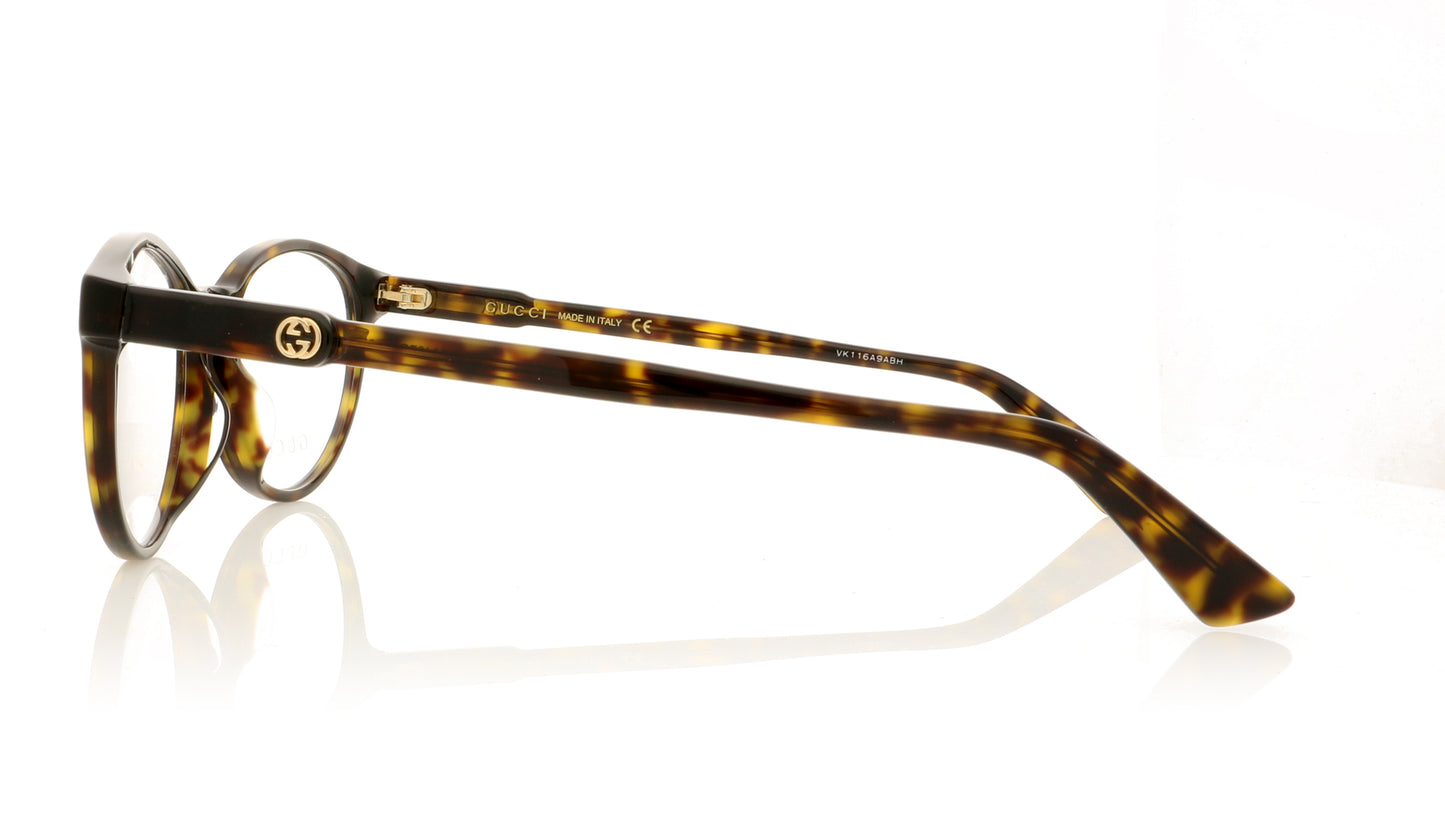 Gucci GG0487OA 7 Havana Glasses - Side