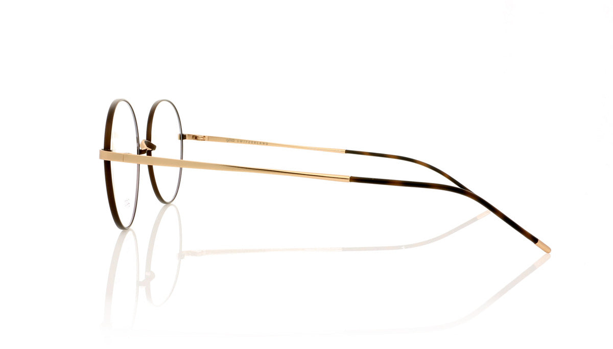 Götti Adan GB-BR Gold Brushed Glasses - Side