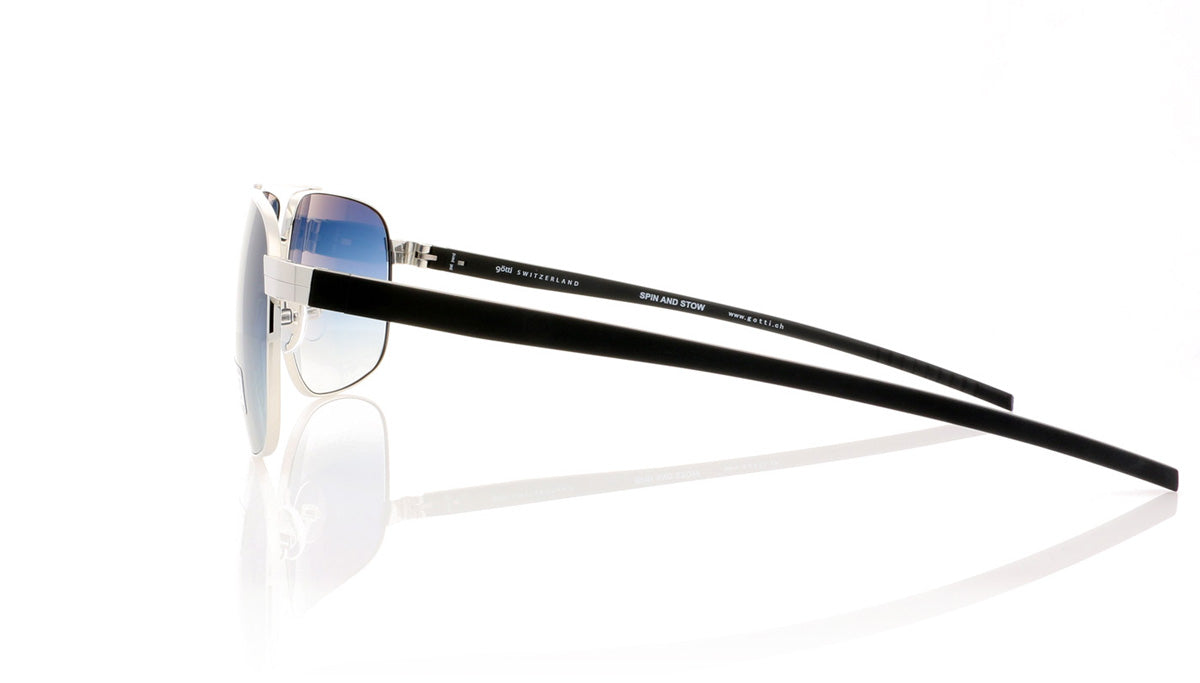 Götti Percy360 SLS Silver Shiny Sunglasses - Side