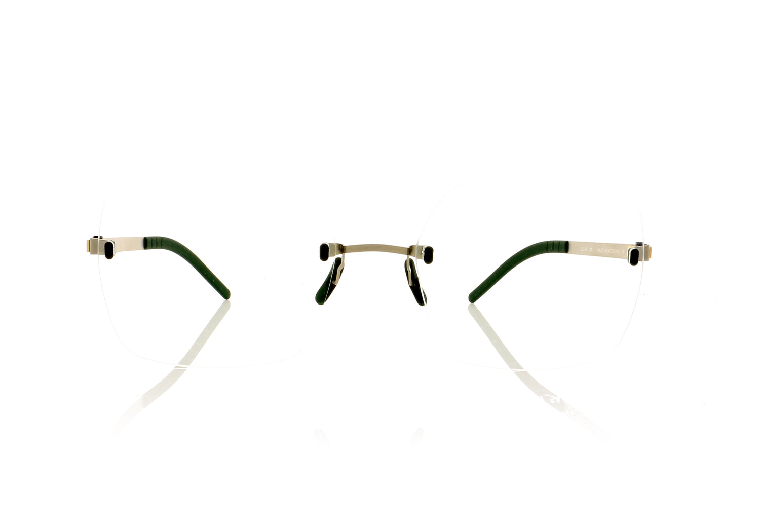Götti PERSPECTIVE BL07 Moss Silver Glasses - Front