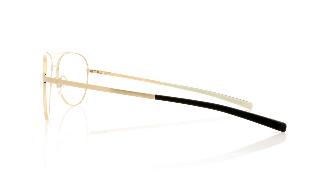 Götti Pole GLB Gotti Gold Brushed Glasses - Side